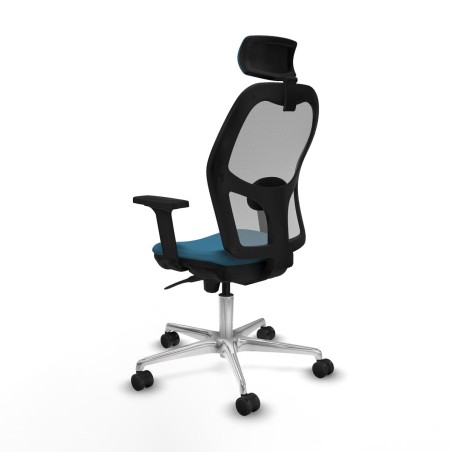 Bürostuhl mit Kopfstütze Jorquera Piqueras y Crespo 2D086N2 Grau Pet