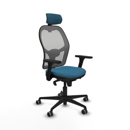 Office Chair with Headrest Jorquera Piqueras y Crespo 3D036G2 Grey Pet