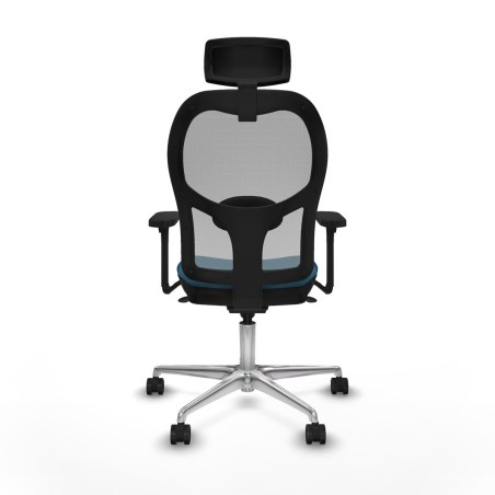 Office Chair with Headrest Jorquera Piqueras y Crespo 3D086N2 Grey Pet