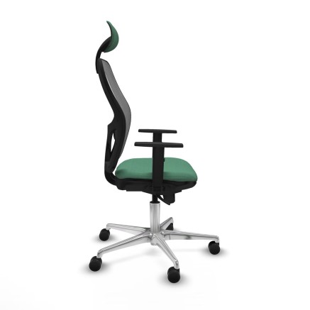 Office Chair with Headrest Jorquera Piqueras y Crespo 1D086N1 Emerald 2