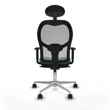 Sedia Ufficio con Poggiatesta Jorquera Piqueras y Crespo 1D086N1 Verde