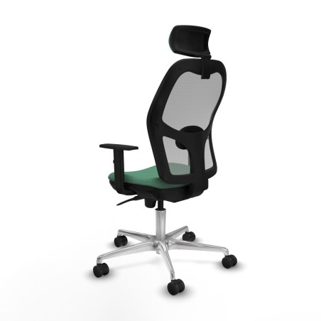 Chaise de Bureau avec Appui-tête Piqueras y Crespo 1D086N2 Vert émer