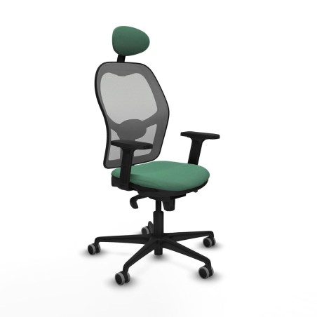 Sedia Ufficio con Poggiatesta Piqueras y Crespo 2D036G1 Verde Smeraldo