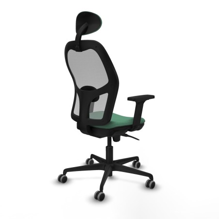 Sedia Ufficio con Poggiatesta Piqueras y Crespo 2D036G1 Verde Smeraldo