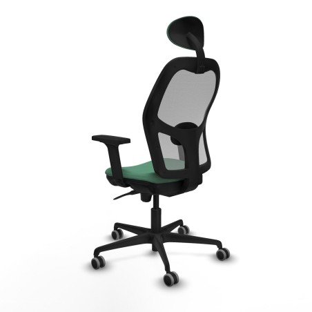 Sedia Ufficio con Poggiatesta Piqueras y Crespo 2D036G1 Verde Smeraldo