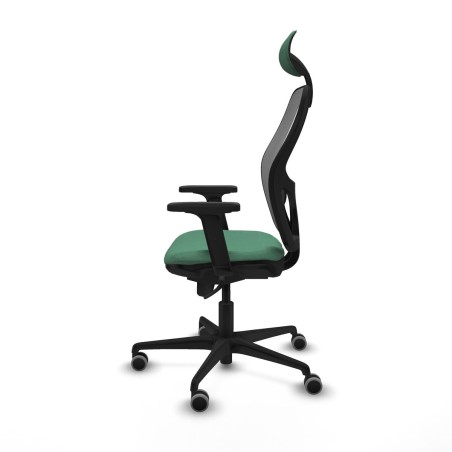 Sedia Ufficio con Poggiatesta Piqueras y Crespo 2D036G1 Verde Smeraldo