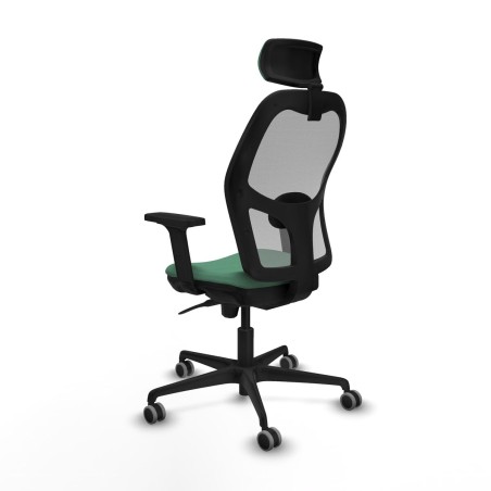 Sedia Ufficio con Poggiatesta Piqueras y Crespo 2D036G2 Verde Smeraldo