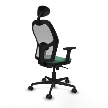 Sedia Ufficio con Poggiatesta Piqueras y Crespo 2D036N1 Verde Smeraldo