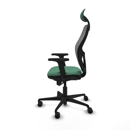 Sedia Ufficio con Poggiatesta Piqueras y Crespo 2D036N1 Verde Smeraldo