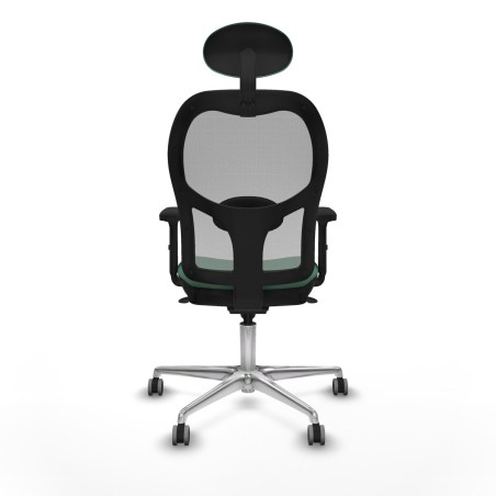 Chaise de Bureau avec Appui-tête Piqueras y Crespo 2D086G1 Vert émer