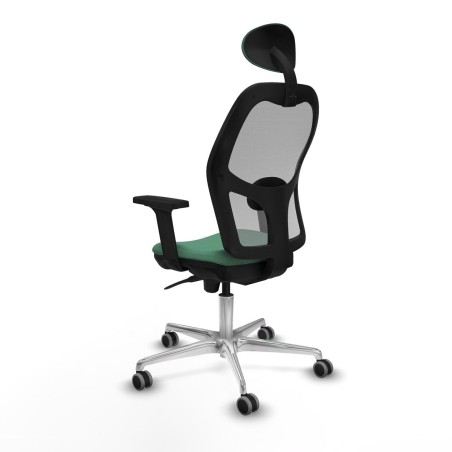 Chaise de Bureau avec Appui-tête Piqueras y Crespo 2D086G1 Vert émer