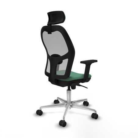 Chaise de Bureau avec Appui-tête Piqueras y Crespo 2D086N2 Vert émer