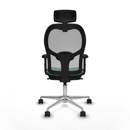 Chaise de Bureau avec Appui-tête Piqueras y Crespo 2D086N2 Vert émer