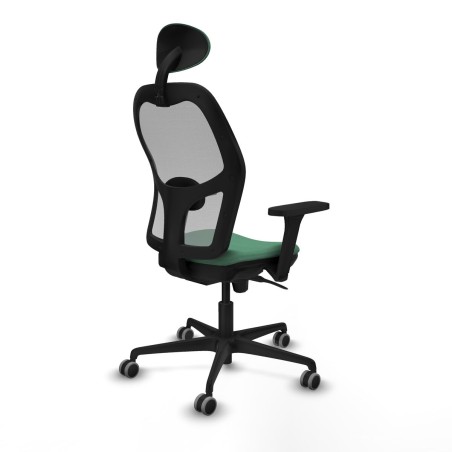 Sedia Ufficio con Poggiatesta Piqueras y Crespo 3D036G1 Verde Smeraldo