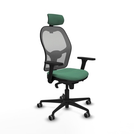 Chaise de Bureau avec Appui-tête Piqueras y Crespo 3D036G2 Vert émer