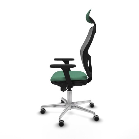 Office Chair with Headrest Piqueras y Crespo 3D086G1 Emerald Green