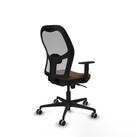 Chaise de Bureau Piqueras y Crespo 1D036G0 Gris Brun foncé