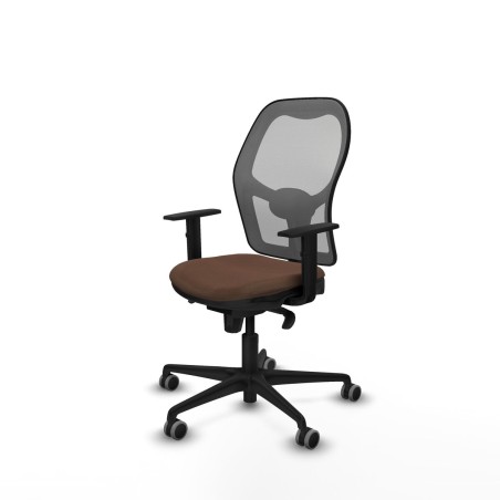 Chaise de Bureau Piqueras y Crespo 1D036G0 Gris Brun foncé