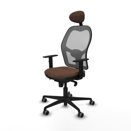 Sedia Ufficio con Poggiatesta Jorquera Piqueras y Crespo 1D036G1 Grigi