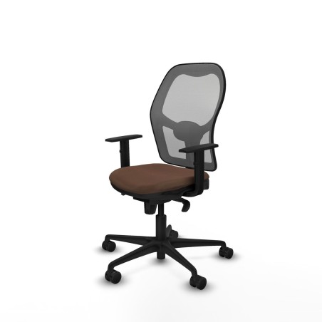 Chaise de Bureau Piqueras y Crespo 1D036N0 Gris Brun foncé