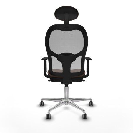 Office Chair with Headrest Jorquera Piqueras y Crespo 1D086G1 Grey Dar