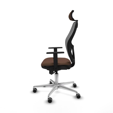 Bürostuhl mit Kopfstütze Piqueras y Crespo 1D086G2 Grau Dunkelbraun