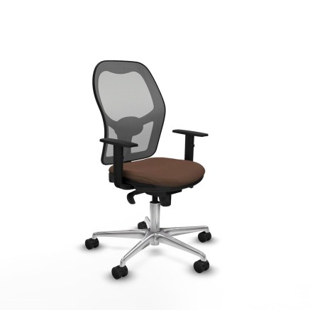 Sedia da Ufficio Piqueras y Crespo 1D086N0 Grigio Marrone scuro