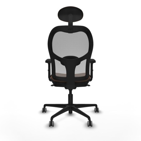 Bürostuhl mit Kopfstütze Piqueras y Crespo 2D036G1 Grau Dunkelbraun