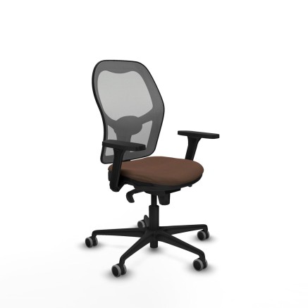 Chaise de Bureau Piqueras y Crespo 3D036G0 Gris Brun foncé
