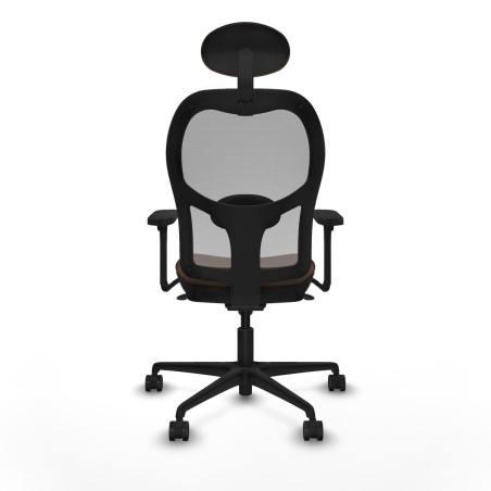 Chaise de Bureau avec Appui-tête Piqueras y Crespo 3D036N1 Gris Brun