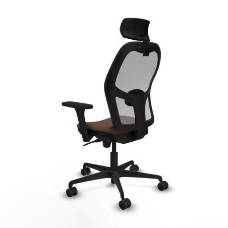 Chaise de Bureau avec Appui-tête Piqueras y Crespo 3D036N2 Gris Brun
