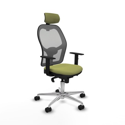 Chaise de Bureau avec Appui-tête Piqueras y Crespo 1D086N2 Vert