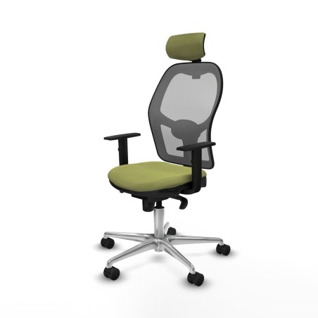 Sedia Ufficio con Poggiatesta Piqueras y Crespo 1D086N2 Verde
