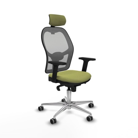 Chaise de Bureau avec Appui-tête Piqueras y Crespo 2D086G2 Vert