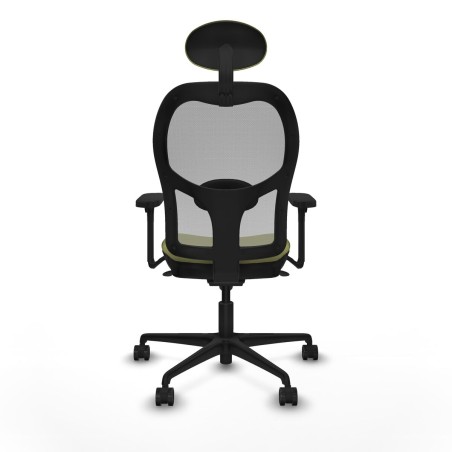 Sedia Ufficio con Poggiatesta Piqueras y Crespo 3D036N1 Verde