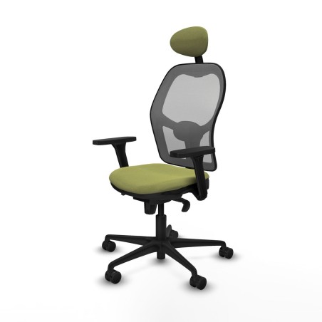 Sedia Ufficio con Poggiatesta Piqueras y Crespo 3D036N1 Verde