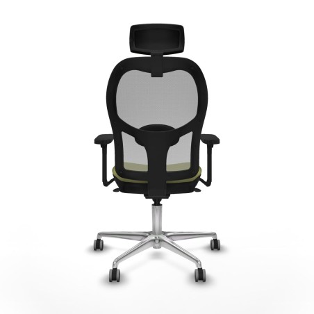 Sedia Ufficio con Poggiatesta Piqueras y Crespo 3D086G2 Verde