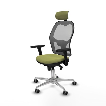 Sedia Ufficio con Poggiatesta Piqueras y Crespo 3D086G2 Verde