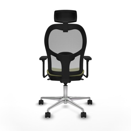 Sedia Ufficio con Poggiatesta Piqueras y Crespo 3D086N2 Verde