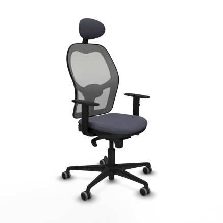 Office Chair with Headrest Jorquera Piqueras y Crespo 1D036G1 Dark gre