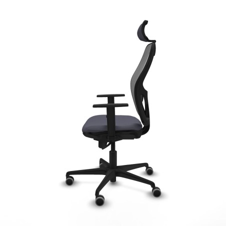 Chaise de Bureau avec Appui-tête Piqueras y Crespo 1D036G2 Gris fonc