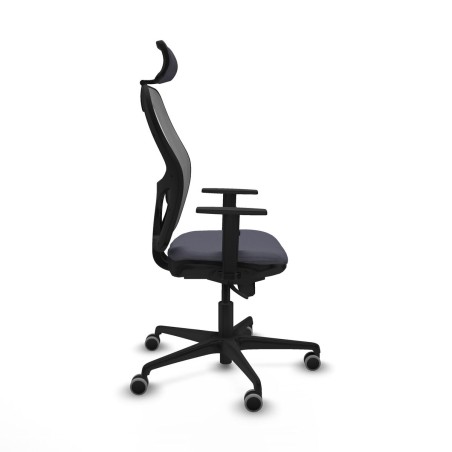 Chaise de Bureau avec Appui-tête Piqueras y Crespo 1D036G2 Gris fonc
