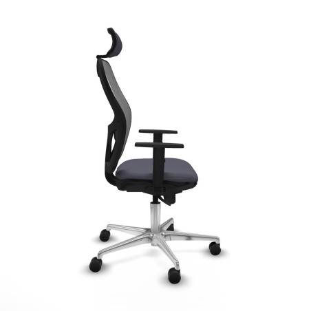 Chaise de Bureau avec Appui-tête Piqueras y Crespo 1D086N2 Gris fonc