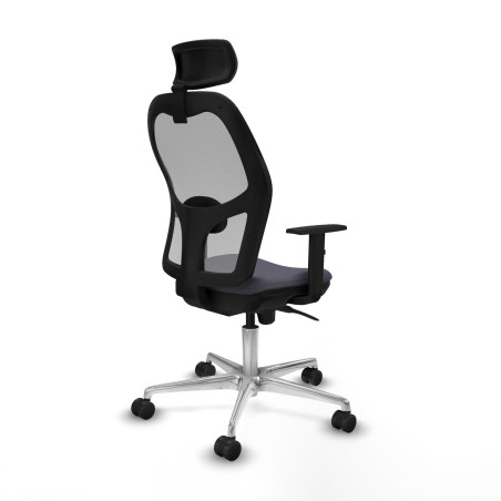 Chaise de Bureau avec Appui-tête Piqueras y Crespo 1D086N2 Gris fonc