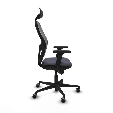 Sedia Ufficio con Poggiatesta Piqueras y Crespo 2D036G1 Grigio scuro