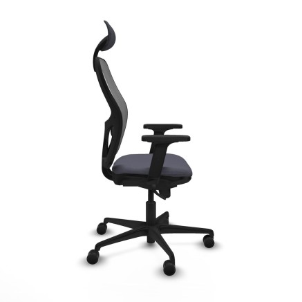 Sedia Ufficio con Poggiatesta Piqueras y Crespo 2D036N1 Grigio scuro 2