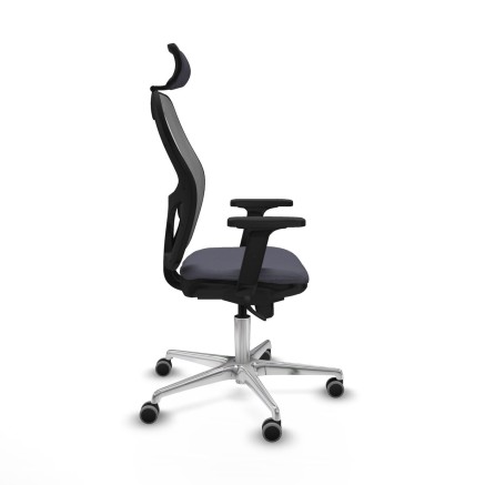 Bürostuhl mit Kopfstütze Piqueras y Crespo 2D086G2 Dunkelgrau 2