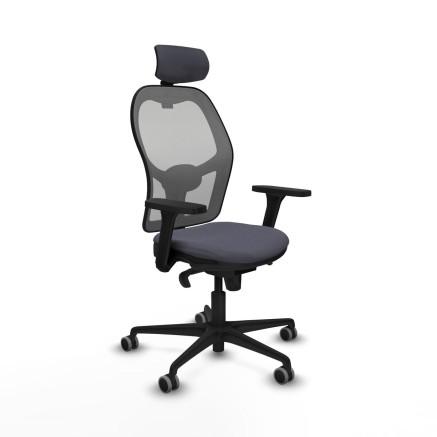Chaise de Bureau avec Appui-tête Piqueras y Crespo 3D036G2 Gris fonc