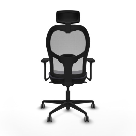 Sedia Ufficio con Poggiatesta Piqueras y Crespo 3D036G2 Grigio scuro