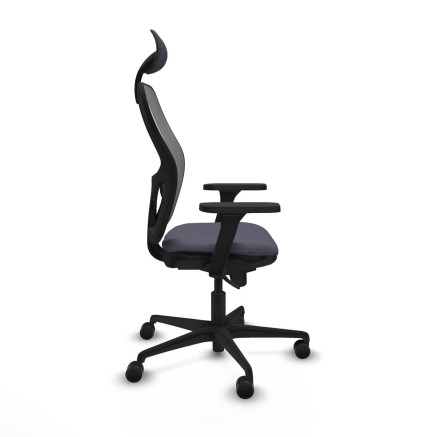 Office Chair with Headrest Piqueras y Crespo 3D036N1 Dark grey 2